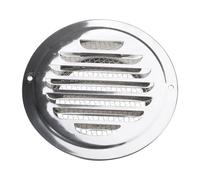 Couvercles d'aération en acier de 100 mm pour grilles de ventilation - Bouchons métalliques simples à installer pour cuisine, salle de bain, garage - Bouchons résistants aux intempéries