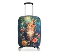 Couvercles de Bagages,Couvercle de Valise personnalisée,Protecteur de Valise de élastique, Protecteur de Cas de Chariot de Voyage,couvercles de Stockage de Bagages Anti-Rayures(S(19-21pouces),Style 5