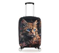 Couvercles de Bagages,Couvercle de Valise personnalisée,Protecteur de Valise de élastique, Protecteur de Cas de Chariot de Voyage,couvercles de Stockage de Bagages Anti-Rayures(S(19-21pouces),Style 3