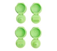 Couvercles de bouteilles de condiments - Empêche les déversements salissants, style joint d'étanchéité étanche, diamètre 35 mm | Buse à haut débit, construction en polymère synthétique durable pour ke