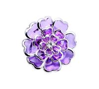 Couvercles de Boutons à Clip DIY Décoratifs en Métal en Forme de Fleur