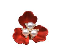 Couvercles de boutons de manchette décorés de perles Clip pour hommes et femmes Uniforme Chemise de loisirs Tenue Décoration Alliage Cache-boutons de fleurs