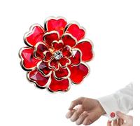 Couvercles De Boutons Fleur Pour Femmes | Décoration Vestimentaire Vintage en Métal Élégant DIY | Couvercle Bouton Amovible à Clip Style Bijou pour Chemisier Femme,pour Femmes, Grand-Mère, Maman, Épou