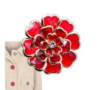 Couvercles De Boutons Fleur Pour Femmes - Vintage Fantaisie DIY Décoratifs En Métal Forme Fleur | Ornements Boutons Chemise Costume | Pour Grand-Mère Femme Épouse Fille Amie