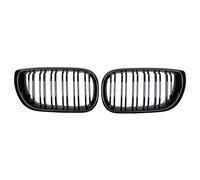 couvercles de calandre Calandre Calandre Avant Noire Brillante à Double lamelles pour BMW Série 3 E46 4 Portes (2002-2005)
