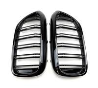 couvercles de calandre Calandre Calandre de Pare-Chocs Avant pour BMW Série 5 M5 G30 G31 520i 530i 540i ABS 2 lamelles Noir Brillant