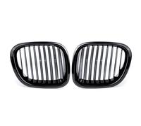 couvercles de calandre Calandre Grille de calandre de Pare-Chocs Avant de Voiture Noire Brillante, grilles de Course adaptées au Capot BMW Z3 1996 1997 1998 1999 2000 2001 2002