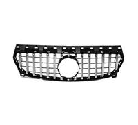 couvercles de calandre Calandre Grille de Pare-Chocs Avant GT Diamond pour Mercedes C117 W117 Benz 2013-2019 Tuning Facelift Chrome Silver AMG(GTR-Silver)