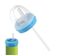 Couvercles de canette de soda avec paille, couvercle réutilisable pour canettes de boissons | Bouchon de canette de boisson étanche de qualité alimentaire, 6,4 x 6,4 cm, couvercle étanche avec paille