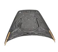Couvercles de capot de moteur avant en Fiber de carbone, Compatible Pour le Kit de carrosserie de voiture Panamera 971 2017 +(Two Side Carbon)