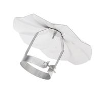 Couvercles de cheminée à l'extérieur du couvercle, signe de cheminée | Chapeau de cône en pierre de cheminée en acier inoxydable | Protection contre la neige pour la honte de la cheminée extérieure