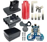 Couvercles de circuits imprimés, kits de remplacement de coque de batterie pour la réparation d ' outils 12V, utilisation d ' entretien, aucune cellule fournie, mallette à outils électrique