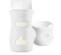 Couvercles De De En Silicone, Manchon De De En Verre De Qualité Alimentaire - Manchon D'isolation De Pour Enfant En Bas Âge Résistant À La Chaleur Pour Un Embal