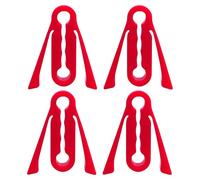 Couvercles de de porte de voiture en silicone - 4 x 3 cm - Protection de verrouillage de véhicule pour la sécurité du stationnement, bouclier caoutchouté avec contrôle silencieux de collision