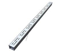 Couvercles de drain,caniveau en acier inoxydable, Kit de grille d'évacuation à canal étroit en acier inoxydable 304, couleur argent, plusieurs tailles(15x8cm/6x3.1in)