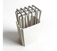 Couvercles De Drain en Acier Inoxydable 304 pour L'extérieur, Grille De Protection Rectangulaire, pour Balcons, Toits, Systèmes De Drainage De Cours(75x50mm)