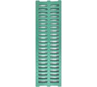 Couvercles De Drainage, Grille De Drainage Linéaire en Plastique Extérieur, Couvercle De Drain Extérieur Robuste pour Cour, Garage, Terrasse De Jardin, Green, 15cmx50cm(5 7/8" x19 3/4")
