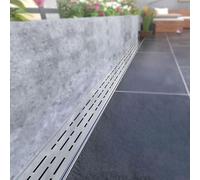 Couvercles de drains,. Caniveau de drainage en acier inoxydable de 7 cm/10 cm de large, kit de drainage de tranchée sous le pont, système de drainage robuste for l'extérieur(5pcs,7x5cm(2 3/4x2"))