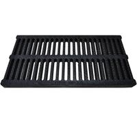 Couvercles De Drains Extérieurs à Découper, Couvercle De Tranchée De Drainage pour Tuyaux De Descente De Jardin, Kit De Grilles Noires, Plaque De Grille De Sol avec Trous, Système De Pluie