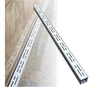 Couvercles de drains extérieurs étroits en Acier Inoxydable 304, crépines de gouttière linéaires pour Jardin, Ferme, terrasse, drains et grilles Amovibles, Siphon de Sol Fin (5 x 5 cm/2 x 2