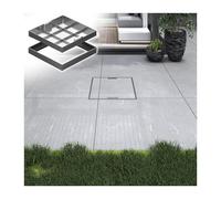 Couvercles de Fosse septique décoratifs, pour extérieur, Couvercle et Cadre de Regard, Couvercle de Fosse septique Invisible, pour allée/Cour/Trottoir