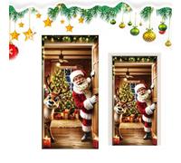 Couvercles de porte, Casse-noisette festif, bannière de Noël, accessoires de fond de fête 2D | Couverture de bannière de porte festive | Scène de Noël suspendue | Décoration d'entrée joyeuse pour