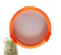 Couvercles de pot en acier inoxydable - Couvercle à tamis à saut, accessoire pour pot à large ouverture | Kit de croissance de Tauge Outils de jardinage Semences de cuisine saine Outil de culture