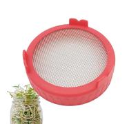 Couvercles de pot en acier inoxydable - Couvercle à tamis à saut, accessoire pour pot à large ouverture | Kit de croissance de Tauge Outils de jardinage Semences de cuisine saine Outil de culture