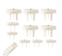 Couvercles de prise Safety First - Matériau de haute qualité | 10PCS Protecteurs de douilles pour | Bouchons de sécurité efficaces pour | Protecteur de prise murale pour la maison | Pa