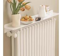 Couvercles De Radiateur Blancs, Au-Dessus De L’étagère du Radiateur Maximisent L’Espace, Couvercle De Radiateur élégant Anti-poussière Anti-fum, W 15cm/6in; L 120cm/47.2in