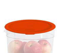 Couvercles de rangement ronds en verre lavables pour cuisine, restaurant, restauration