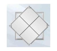 Couvercles de regards, Couvercle de chambre d'inspection en acier inoxydable, couvercle trou d'homme, structure raisonnable, forte adaptabilité(40 * 40 * 5cm/15.7 * 15.7 * 1.96in)