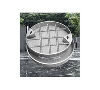 Couvercles de regards, Renfort en acier inoxydable, 304, drainage lisse, large application(50 * 50 * 5cm/19.6 * 19.6 * 1.96in)