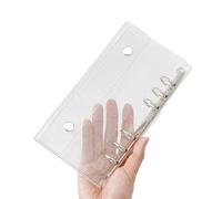 Couvercles de reliure en PVC à 6 trous, organisateurs de cartes d ' anneaux, couvertures de reliure ou 10 pochettes perforées pour Album de stockage de photos