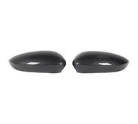 Couvercles de Rétroviseurs Extérieurs Pour 500 2007-2021 Couvercle De Rétroviseur Latéral Voiture Capuchon D'aile Boîtier Porte Extérieure Garniture Coque Autocollant(Carbon Look)