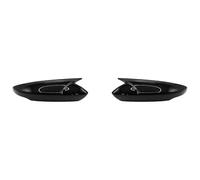 Couvercles de Rétroviseurs Extérieurs Pour Fabia 2015-2020 Pour Rapid 2016-2023 Couvercle Rétroviseur Latéral Voiture Capuchon D'aile Boîtier Porte Extérieur Garniture Coque Autocollant(Gloss Black)
