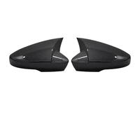 Couvercles de rétroviseurs noirs brillants, aile latérale Convient pour Skoda Mk3 5E 2014 - 2019(Carbon fiber pattern)