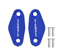 Couvercles de Rétroviseurs Vis en Aluminium CNC Pour CFMOTO 675SRR 675srr Cache Pour Trou De Rétroviseur Pare-brise Capuchon Protection Pour Accessoires Pour Moto(Blue 675SR-R)