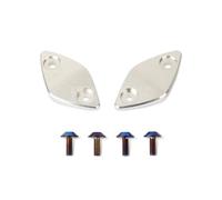 Couvercles de Rétroviseurs Vis en Aluminium CNC Pour ZXJC 500RR ZX Cache-rétroviseur De Moto Supports Base Rétroviseur À Commande Par Siège(Aa-4)