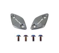 Couvercles de Rétroviseurs Vis en Aluminium CNC Pour ZXJC 500RR ZX Cache-rétroviseur De Moto Supports Base Rétroviseur À Commande Par Siège(Aa-10)