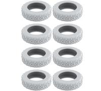 Couvercles De Roues Valises | Couvertures De Roue De Bagage En Silicone Pour Valises | Couvercle De Roue De Valise De Bagage | 8x Couvertures De Vote De Valise En Silicone Imperméable | Couvertu, Gris