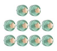 Couvercles de sortie en silicone à l ' épreuve, Green star C