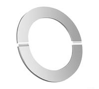 Couvercles de tuyau en acier inoxydable | Colliers de tuyaux à brides fendues | Collier de tuyau de douche à rosace fendue | Couvercle de tuyau de poêle pour extracteurs de chaudière (100 mm)