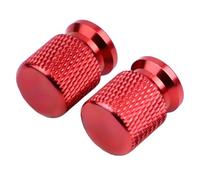 Couvercles de valves de pneus en Aluminium, Ensemble de Bouchons de valves de vélo en Aluminium, Installation Facile, Accessoire de Roue pour améliorer l ' attrait du véhicule