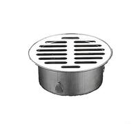 Couvercles de vidange ronds, drain de sol en acier inoxydable, drainage de sol anti-blocage, 90 mm