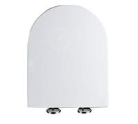 Couvercles de WC, Couvercle de toilette épais monté sur le dessus à charnière réglable for toilettes en forme V/U(U34*40CM)