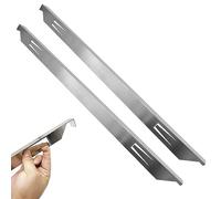 Couvercles d'écart de cuisinière 2 pièces 23 pouces en acier inoxydable, protection latérale résistante à la chaleur, facile à nettoyer, remplissage latéral du four pour comptoir.