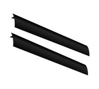 Couvercles D'espacement de Poêle en Silicone Noir 21 Pouces, Lot 2 | Joint de Remplissage Fendu, Conception sans Couture Antidérapante Flexible, pour Plans de Travail et Éviers