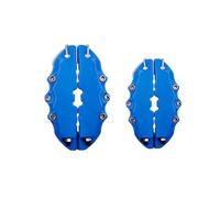 Couvercles d'étrier de frein à disque 3D voiture, couvercles en plastique pour étrier course M + S avant et arrière, pour roues 18.3 23.6 pouces, 4 pièces Disques de frein pour moto(B)