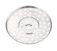 Couvercles Drain Douche Inoxydable Tube Drainer Attrape Cheveux Bouchon avec Ventouse Filtre pour bonde de Baignoire 8,5 cm